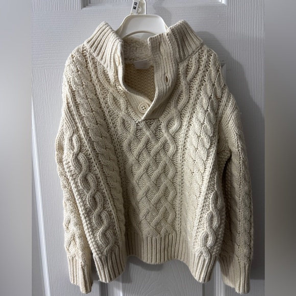 GAP Other - GAP Cream Cable Knit Turtleneck Sweater